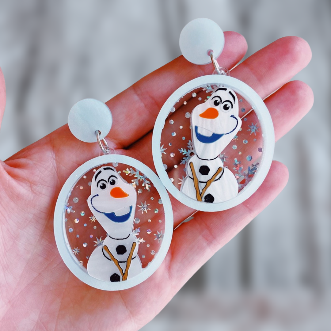 Snowman Earrings