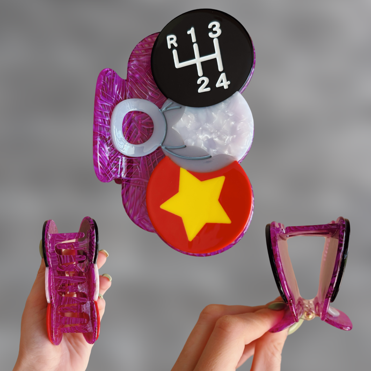 Ghost Eyes Hair Claw