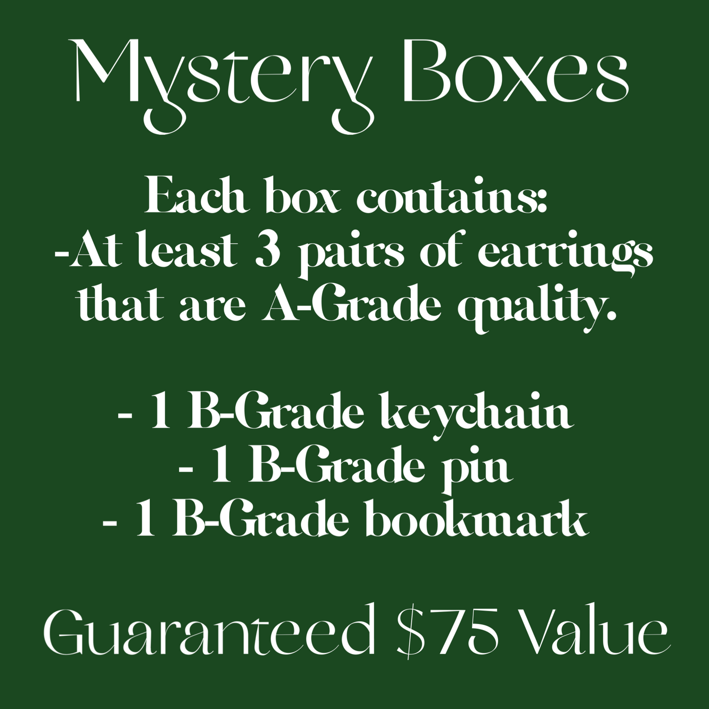 Mystery Boxes