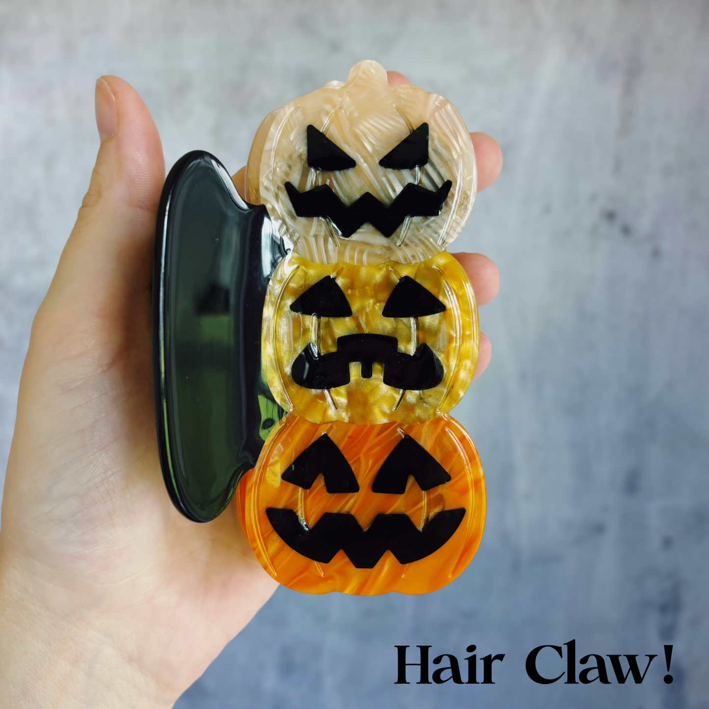 Pumpkin Hair Claw