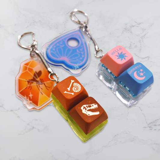 Ouija Keycap Keychain