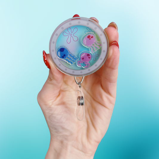 Jellyfish Badge Reel