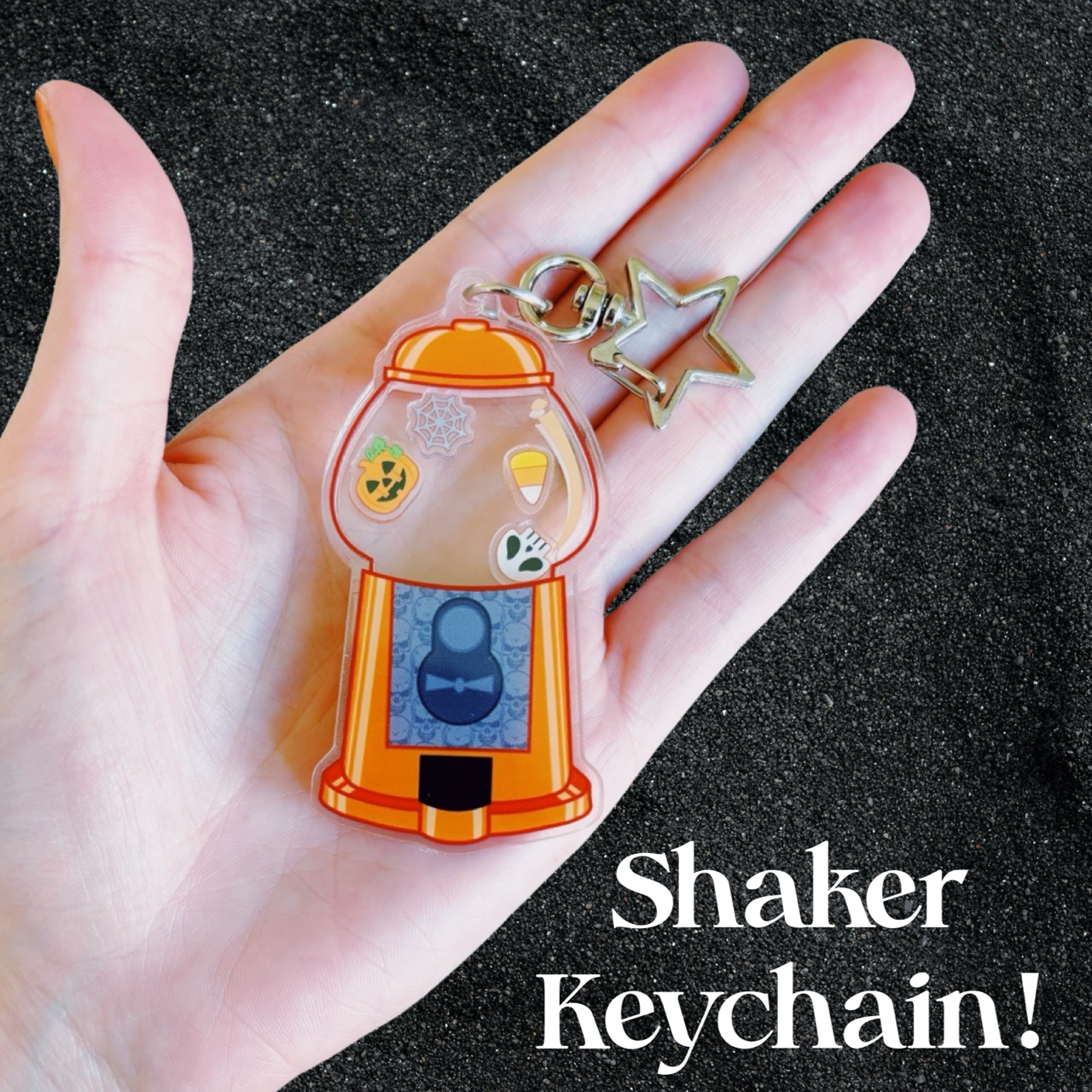 Halloween Gumball Keychain