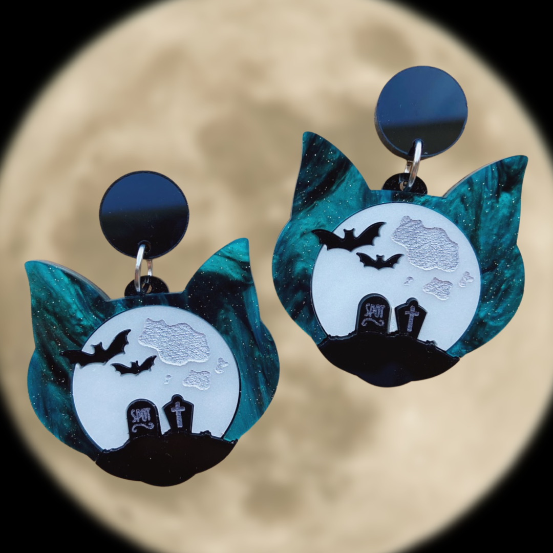 Cemetery Earrings