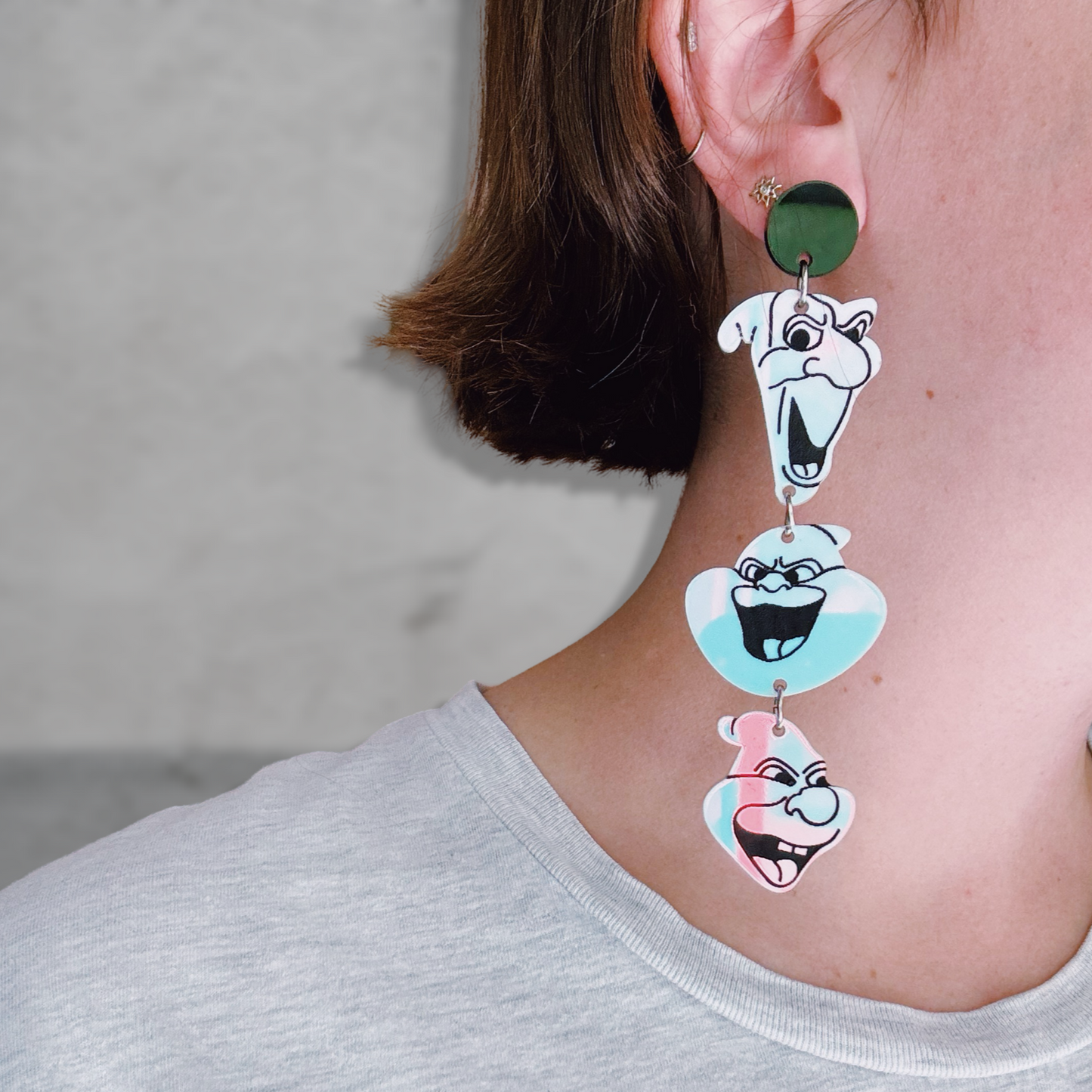 Ghostly Trio Earrings