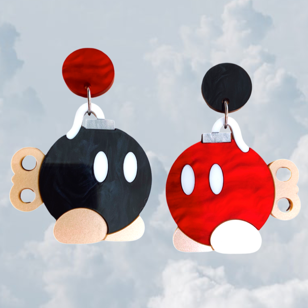 Bob-omb Earrings