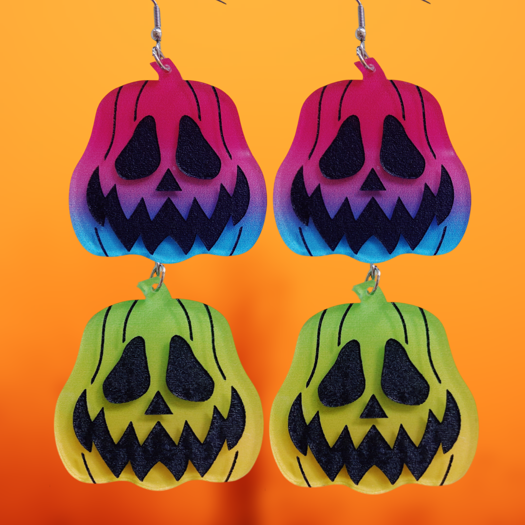 Ombre Pumpkin Earrings