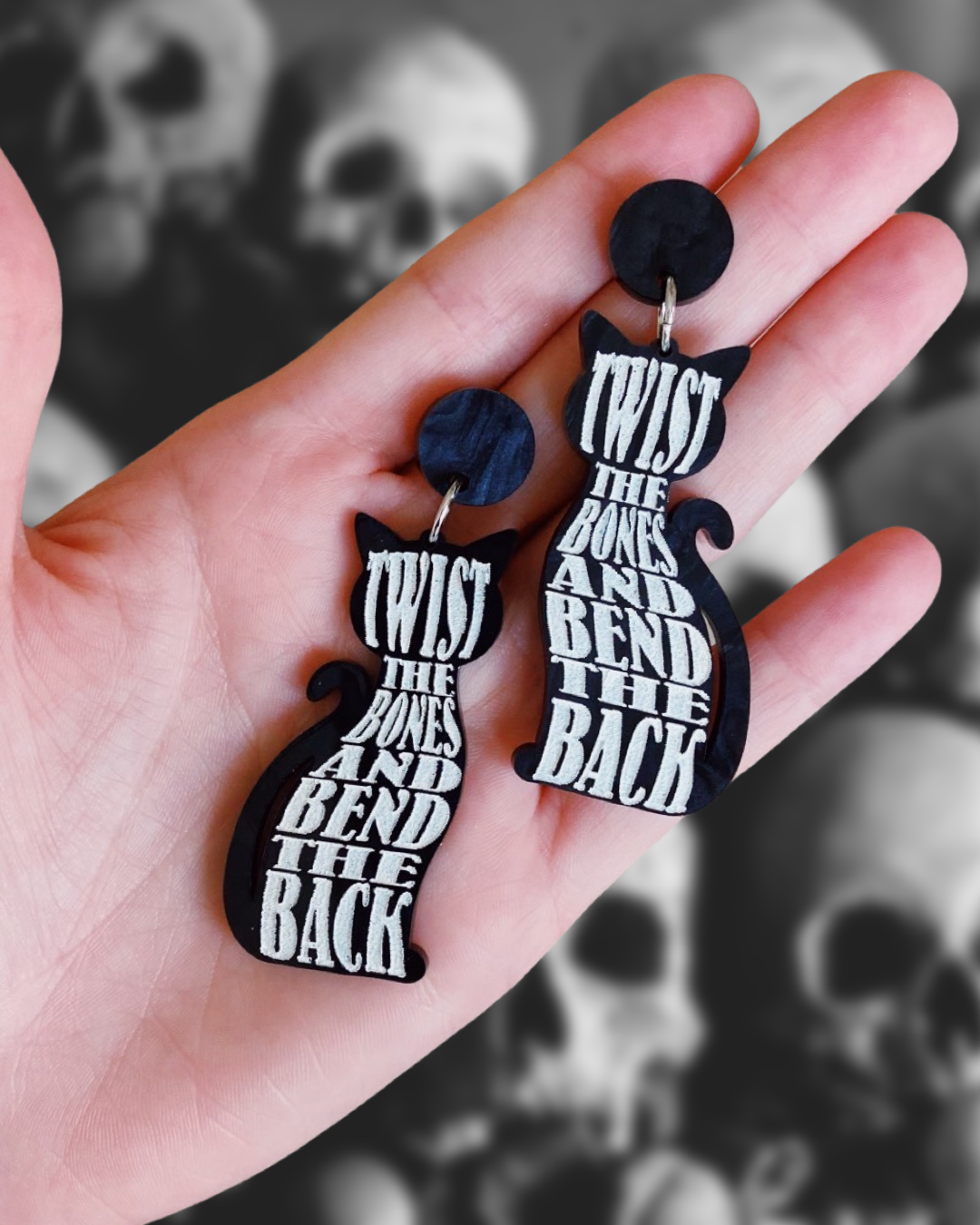 Cursed Cat Earrings