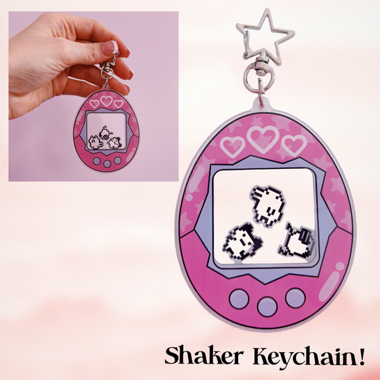 90's Pet Shaker Keychain