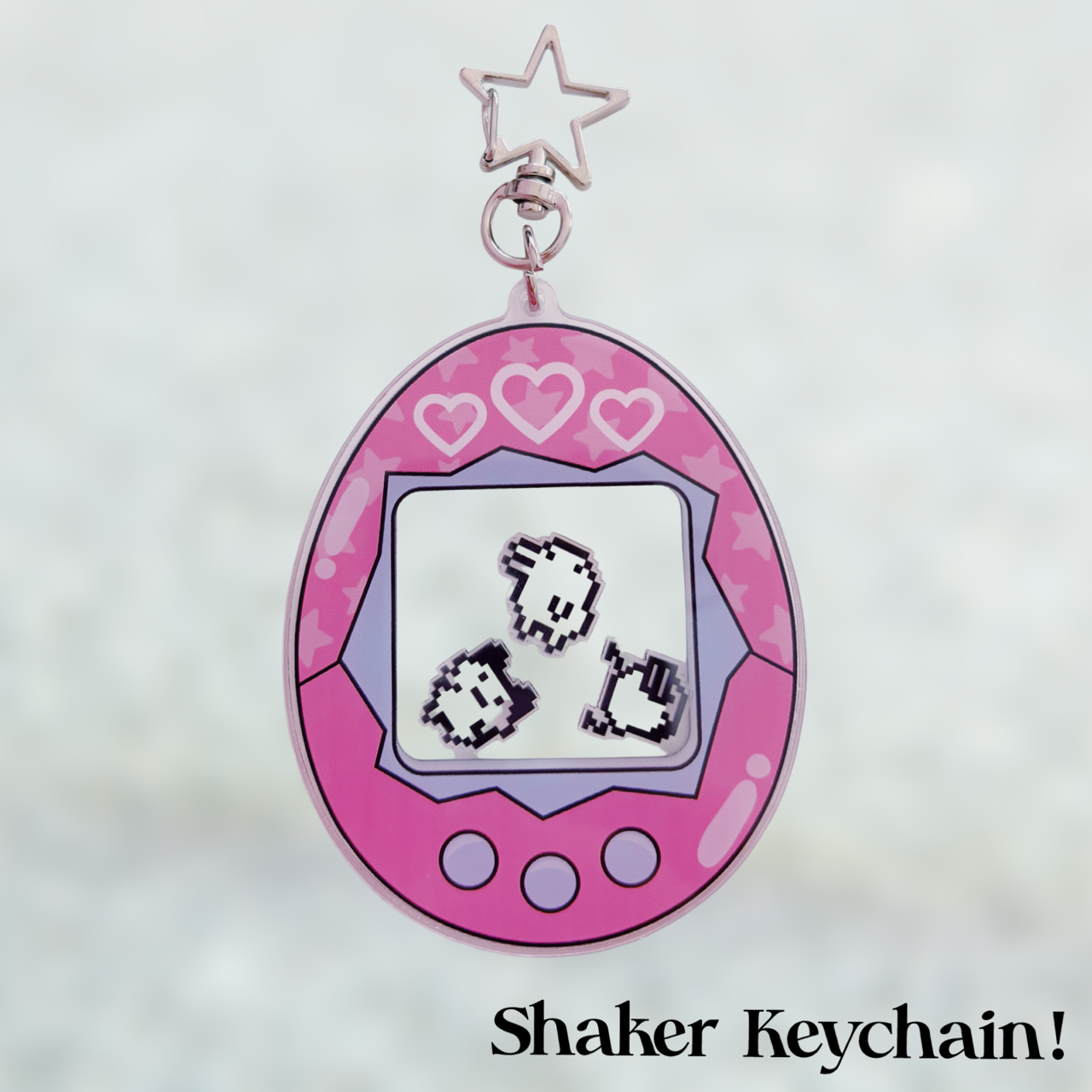 90's Pet Shaker Keychain