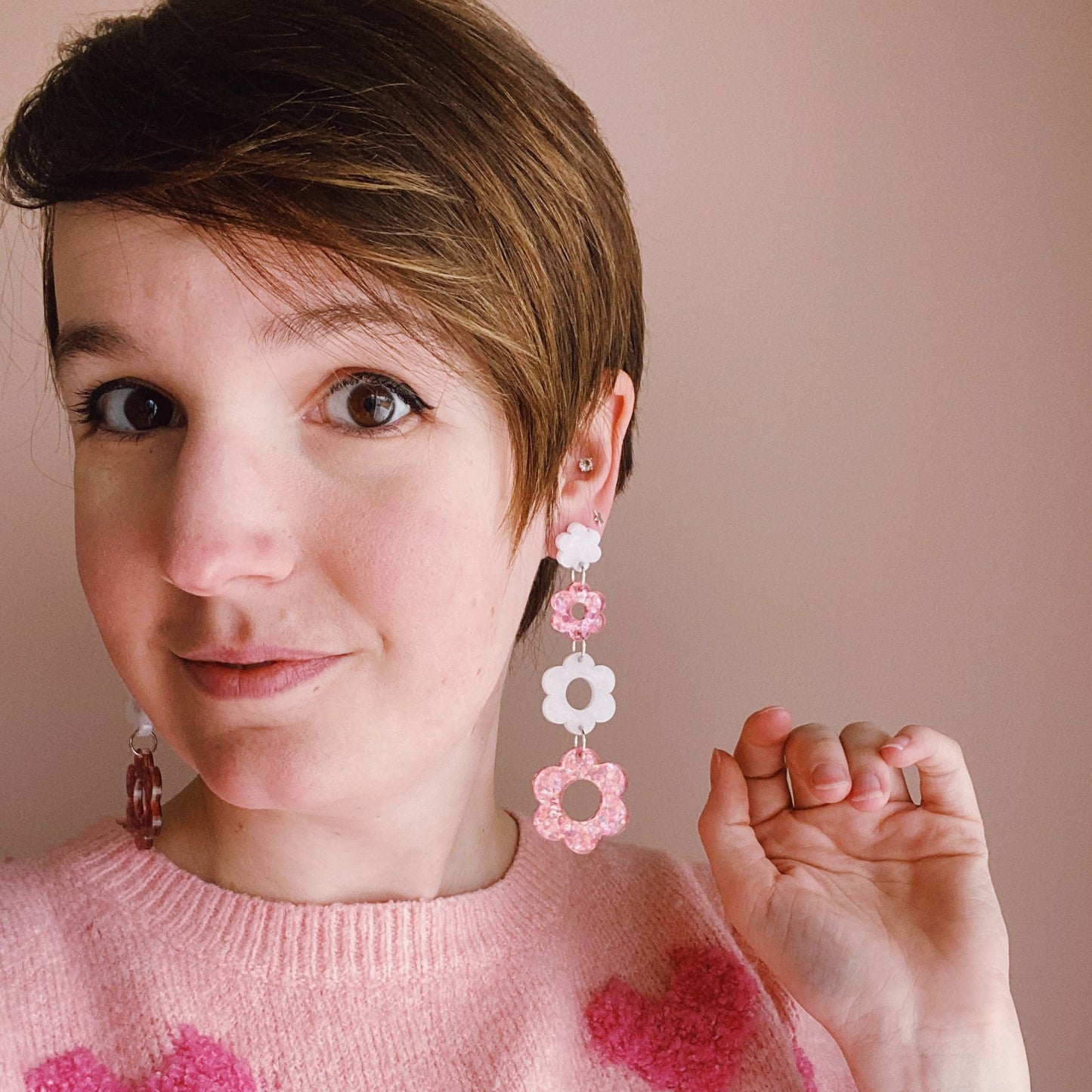 Statement Flower Earrings