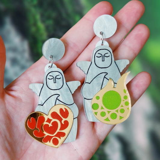 Goddess Statue Earrings