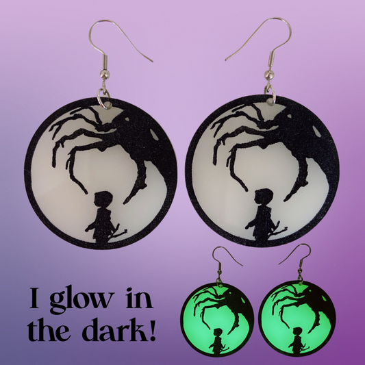 Glowing Coraline Earrings