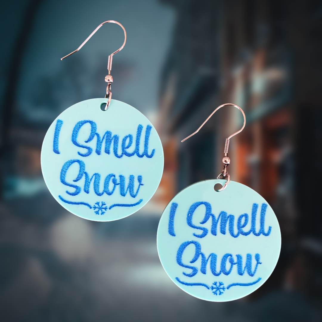 I Smell Snow Earrings