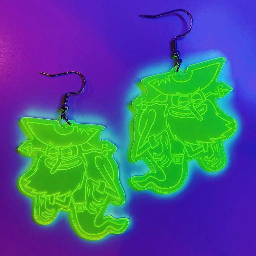 Flying Ghost Earrings