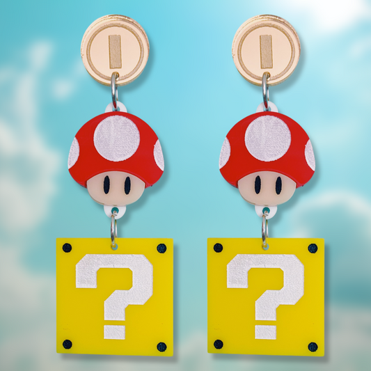 Mario Earrings