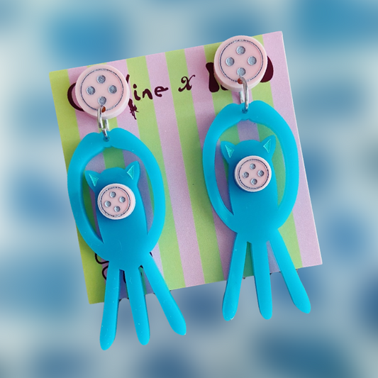 Coraline's Squid Earrings