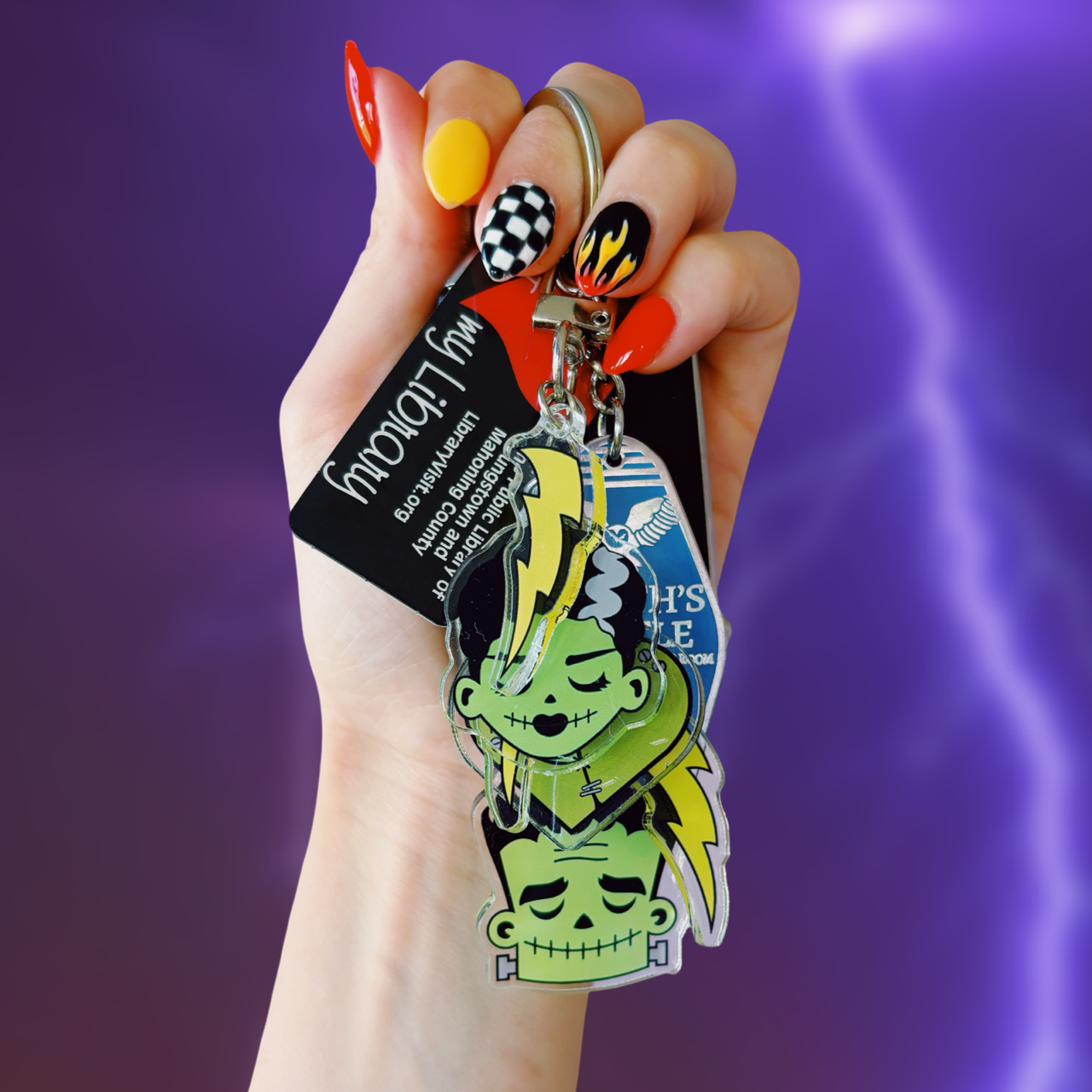 Frankie Key Chain or Bag Charm