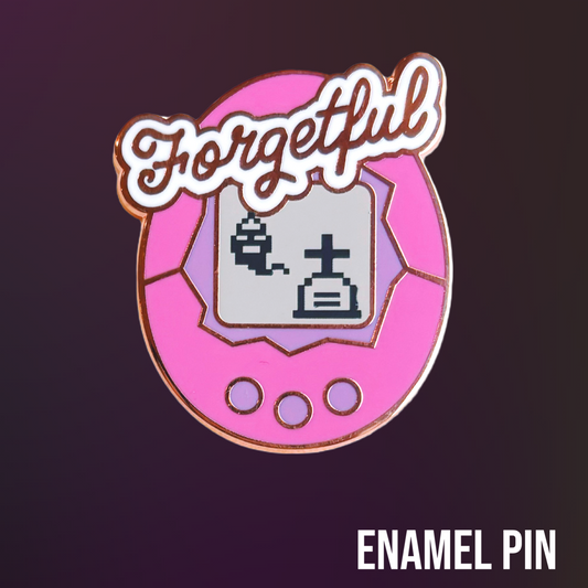 Forgetful Enamel Pin