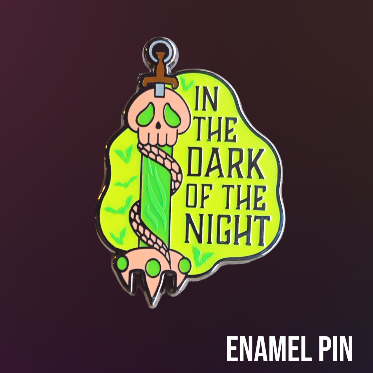 Dark of the Night Enamel Pin