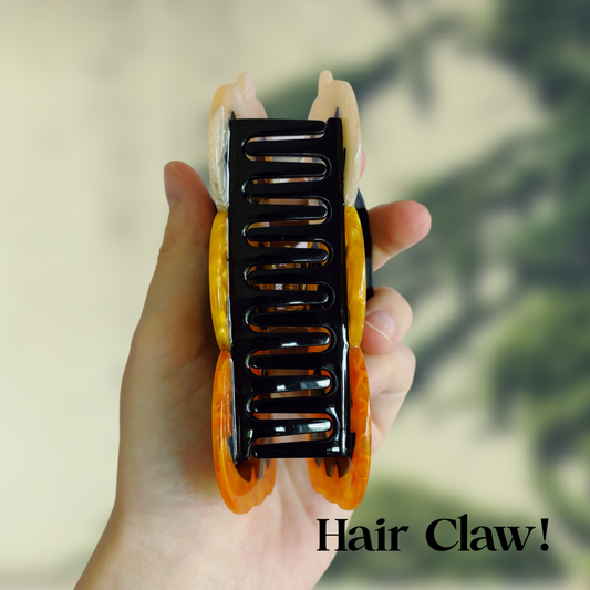 Pumpkin Hair Claw