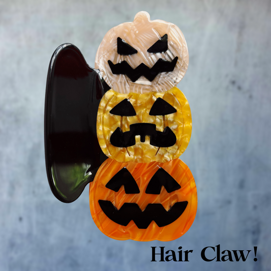 Pumpkin Hair Claw