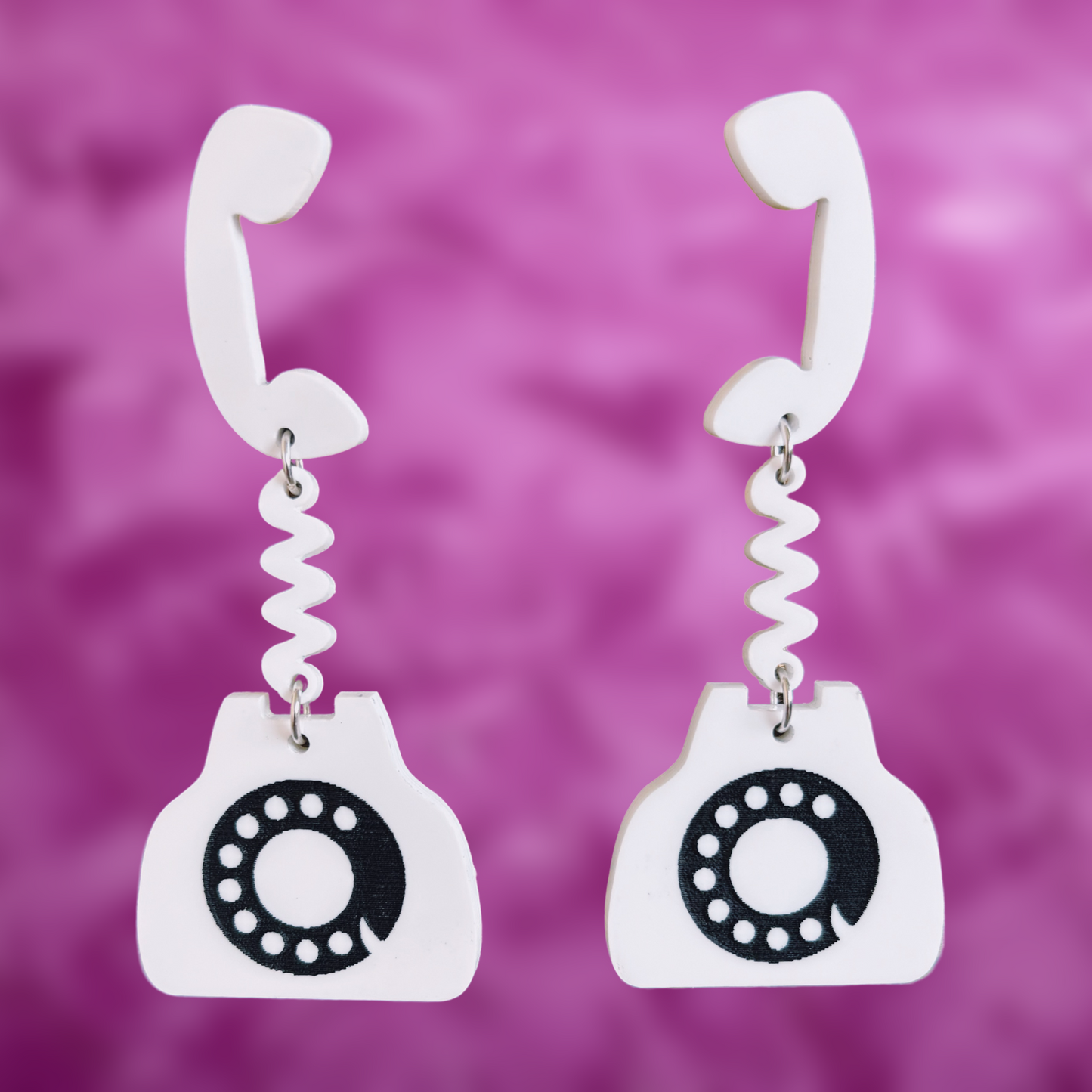 Retro Phone Earrings