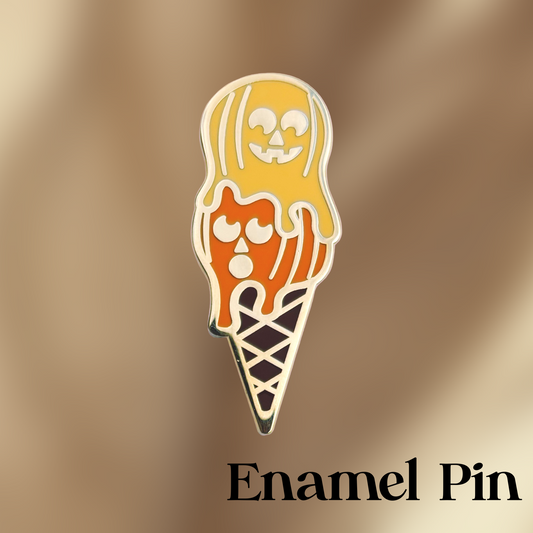 Spooky Scoops Pin