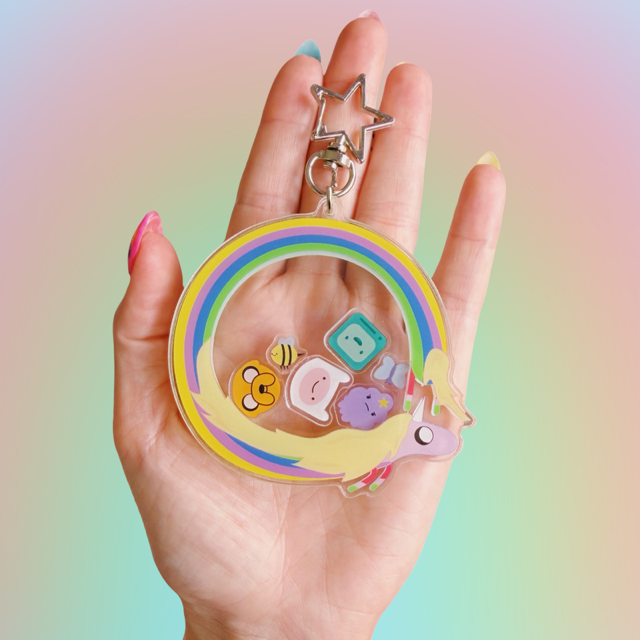 Lady Shaker Keychain