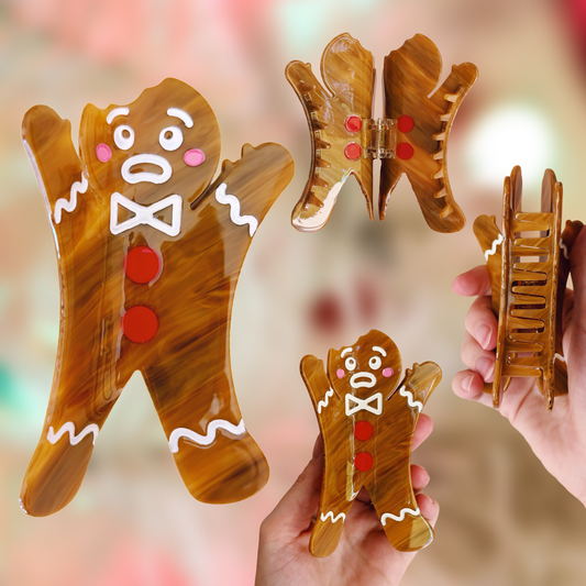 Gingerbread Hair Claw