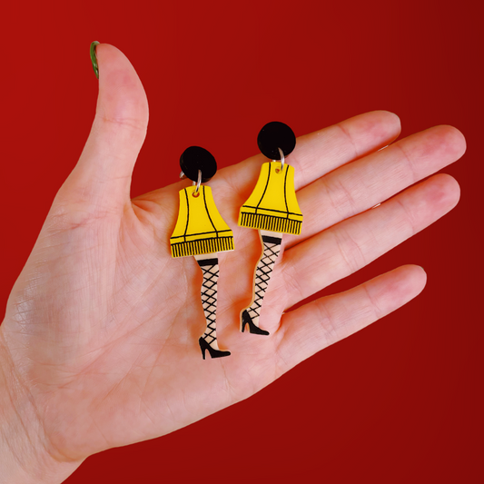 Leg Lamp Earrings