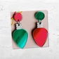 Christmas Light Earrings