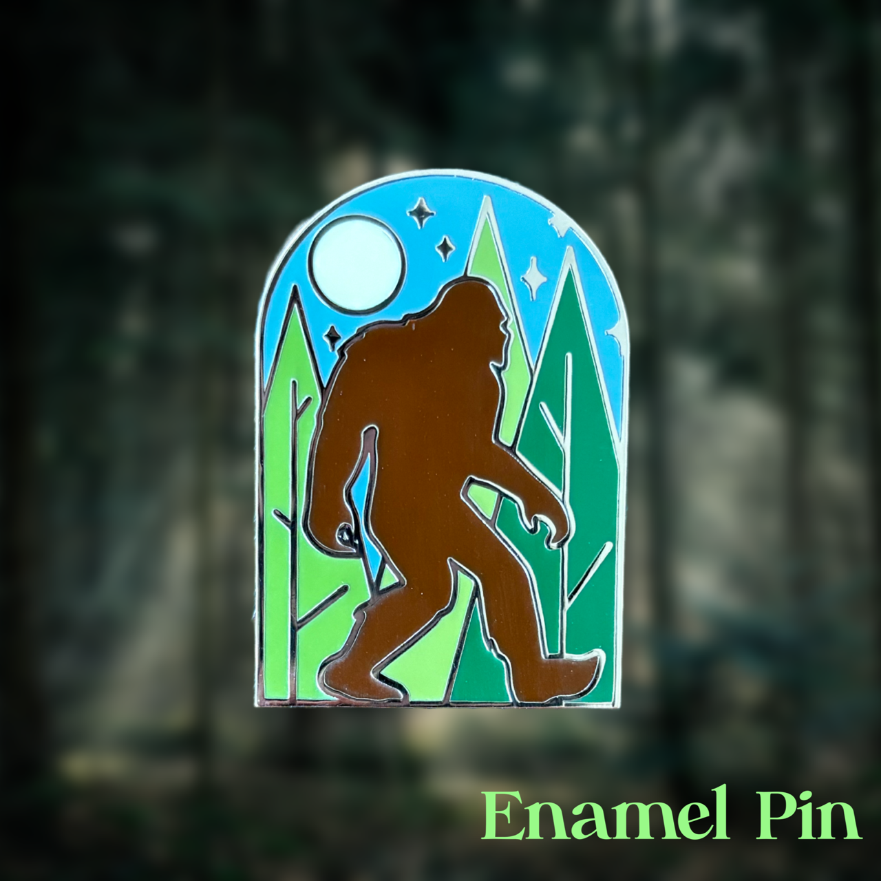 Big Foot Enamel Pin