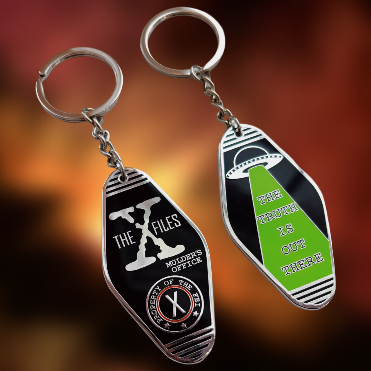 Mulder's Office Tourist Keychain