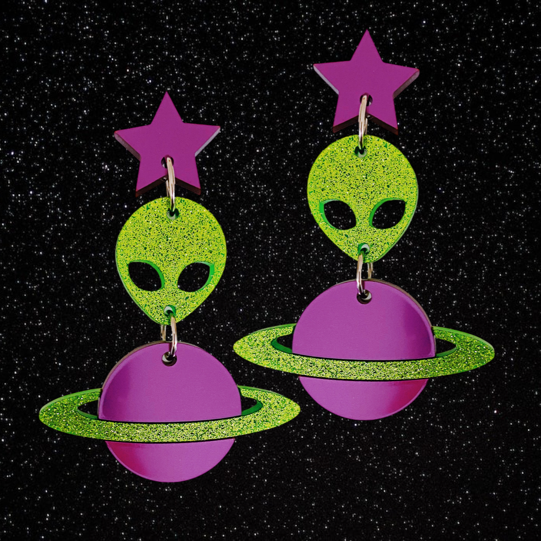 Alien Life Earrings